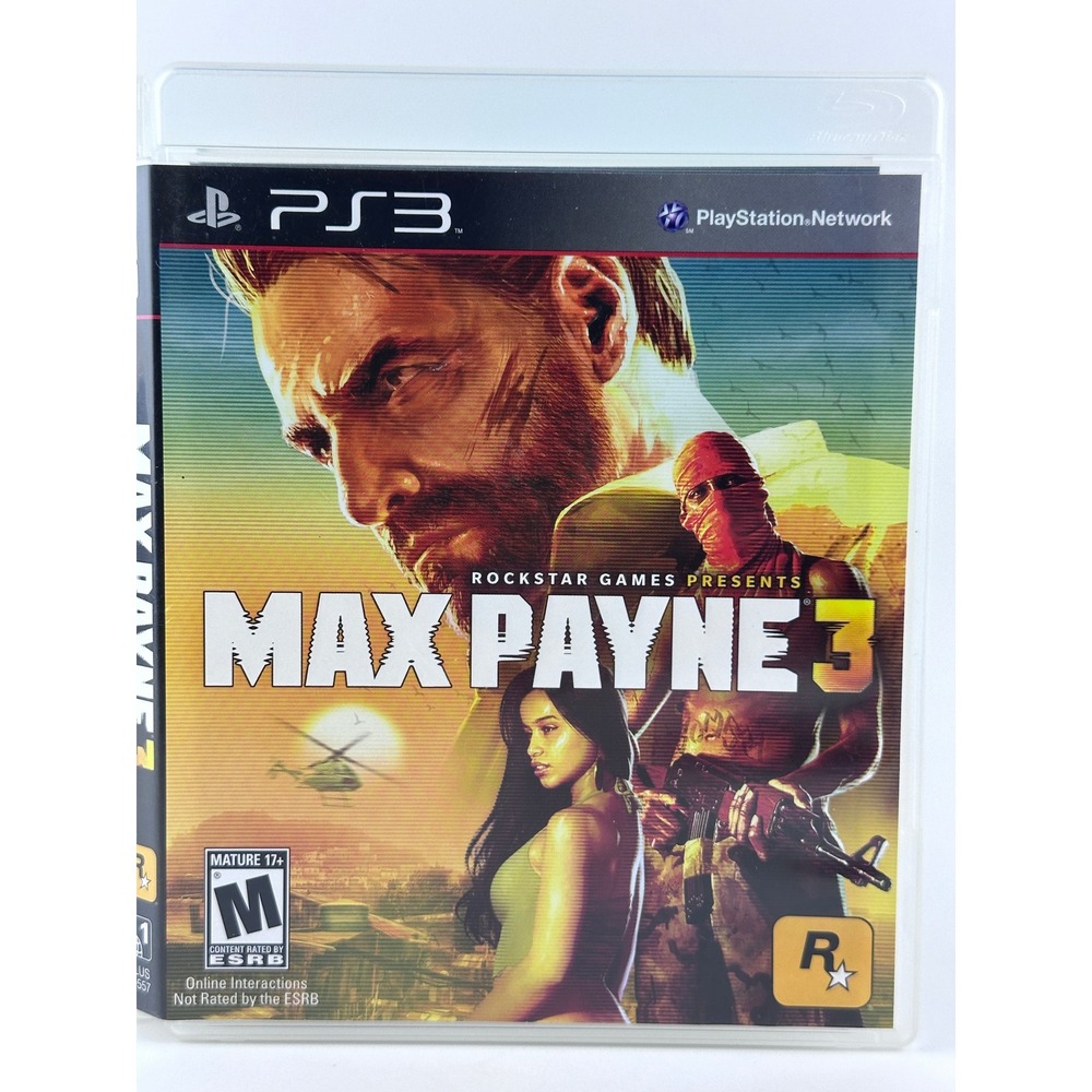 Max Payne 3 PS3 Playstation 3 Rockstar Games Action Shooter Game Complete
